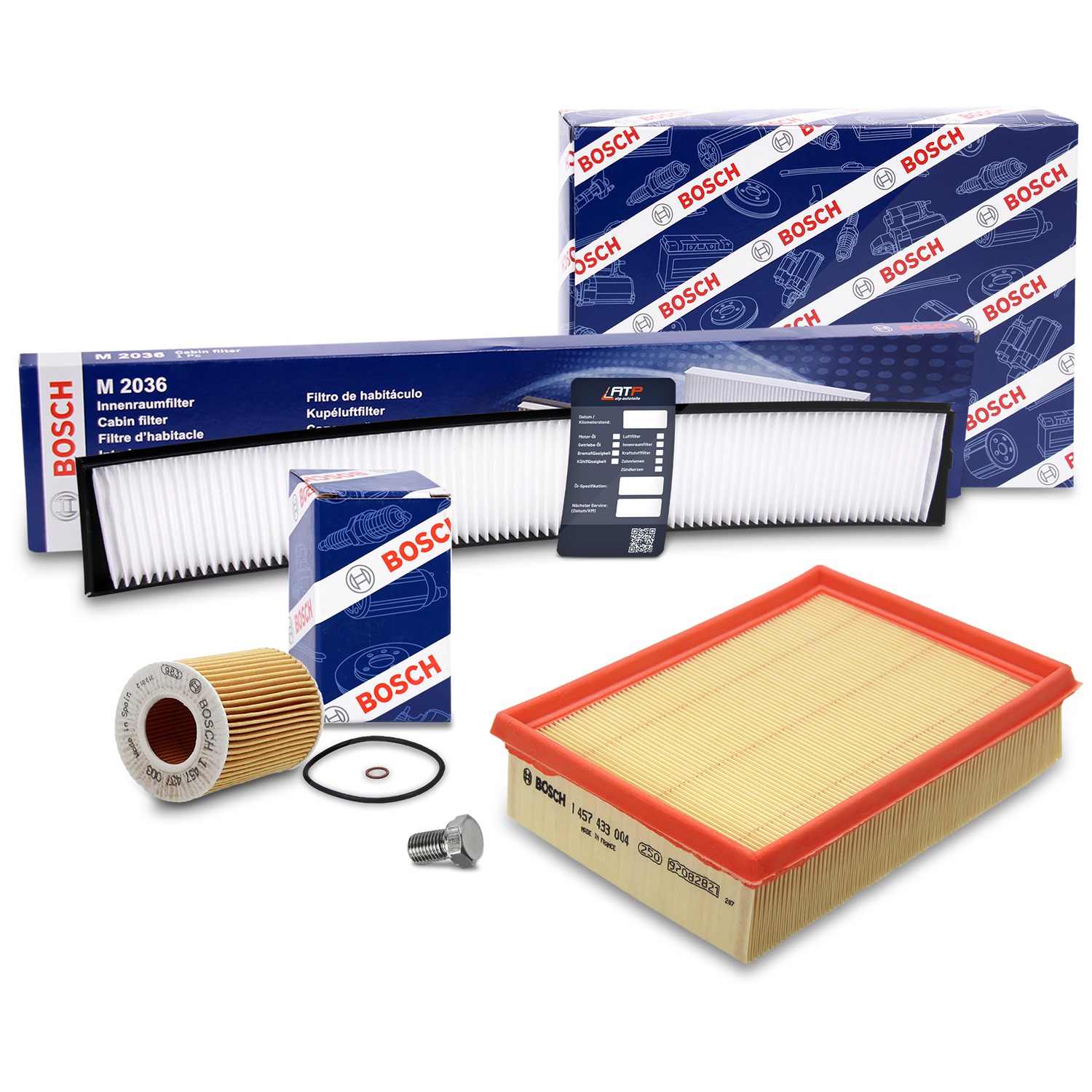 Bosch Inspektionspaket Filtersatz SET A [Hersteller-Nr. 10492171] für BMW