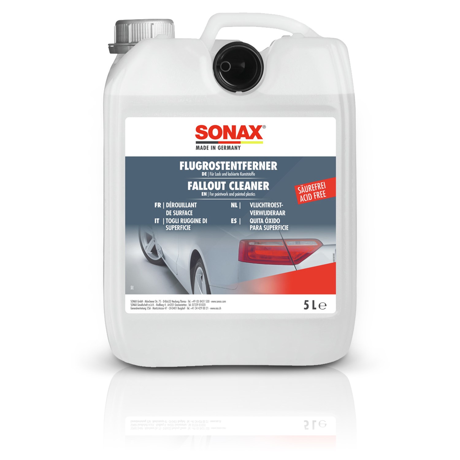 Sonax 5 L FlugrostEntferner säurefrei [Hersteller-Nr. 05135050]
