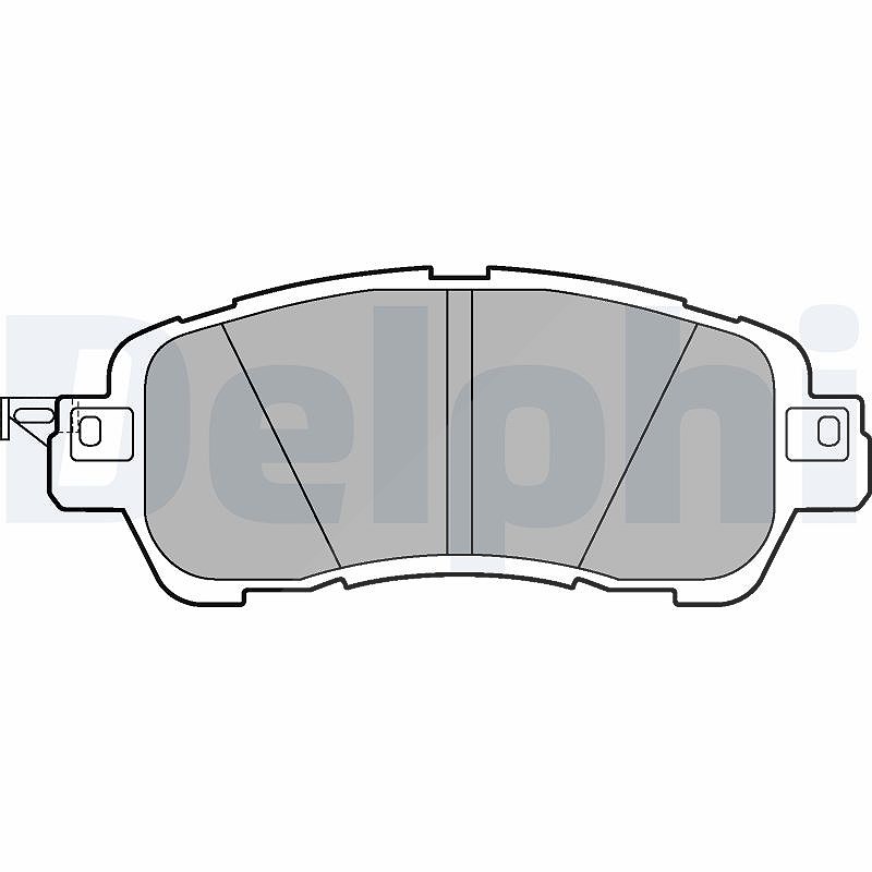Delphi Bremsbelagsatz, Scheibenbremse Lp3189 Für Mazda - Bild 5