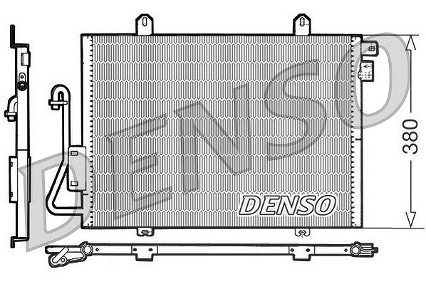 Denso Kondensator, Klimaanlage [Hersteller-Nr. DCN23006] für Renault