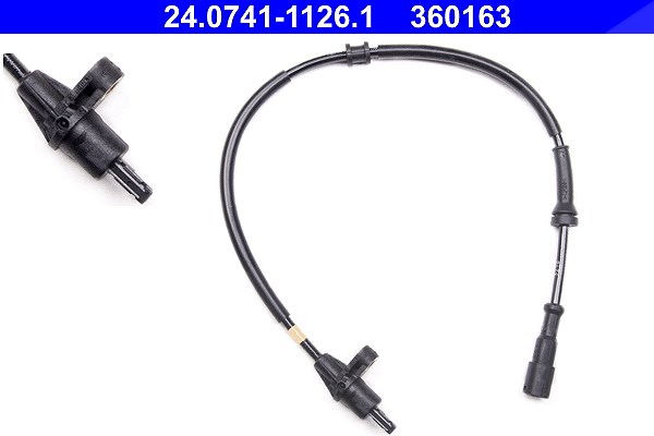 Ate Sensor, Raddrehzahl [Hersteller-Nr. 24.0741-1126.1] für Renault