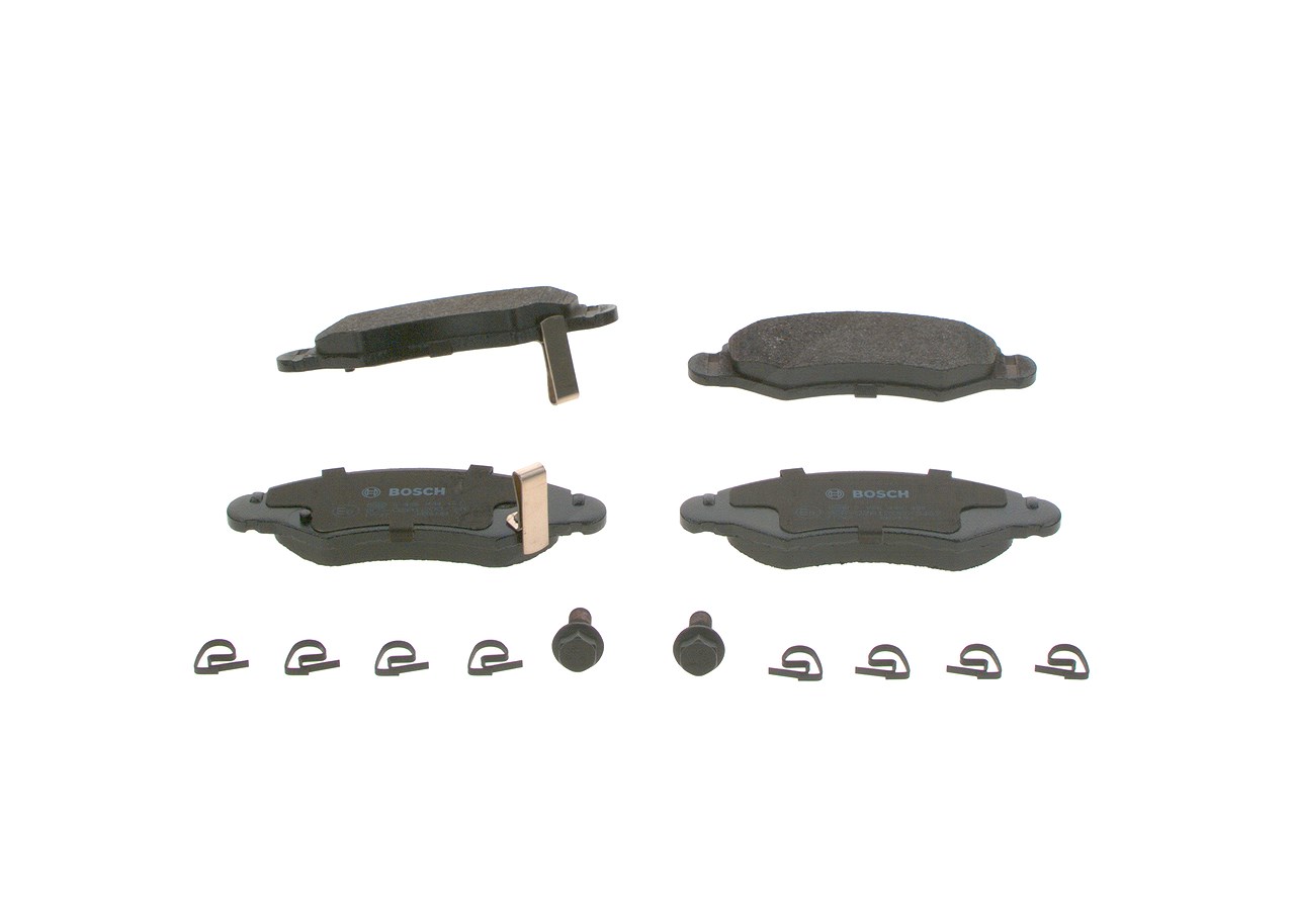 Bosch Bremsbelagsatz, Scheibenbremse [Hersteller-Nr. 0986494458] für Suzuki, Vauxhall, Subaru, Opel