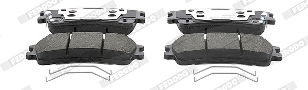 Ferodo Bremsbelagsatz, Scheibenbremse [Hersteller-Nr. FDB1619] für Mazda