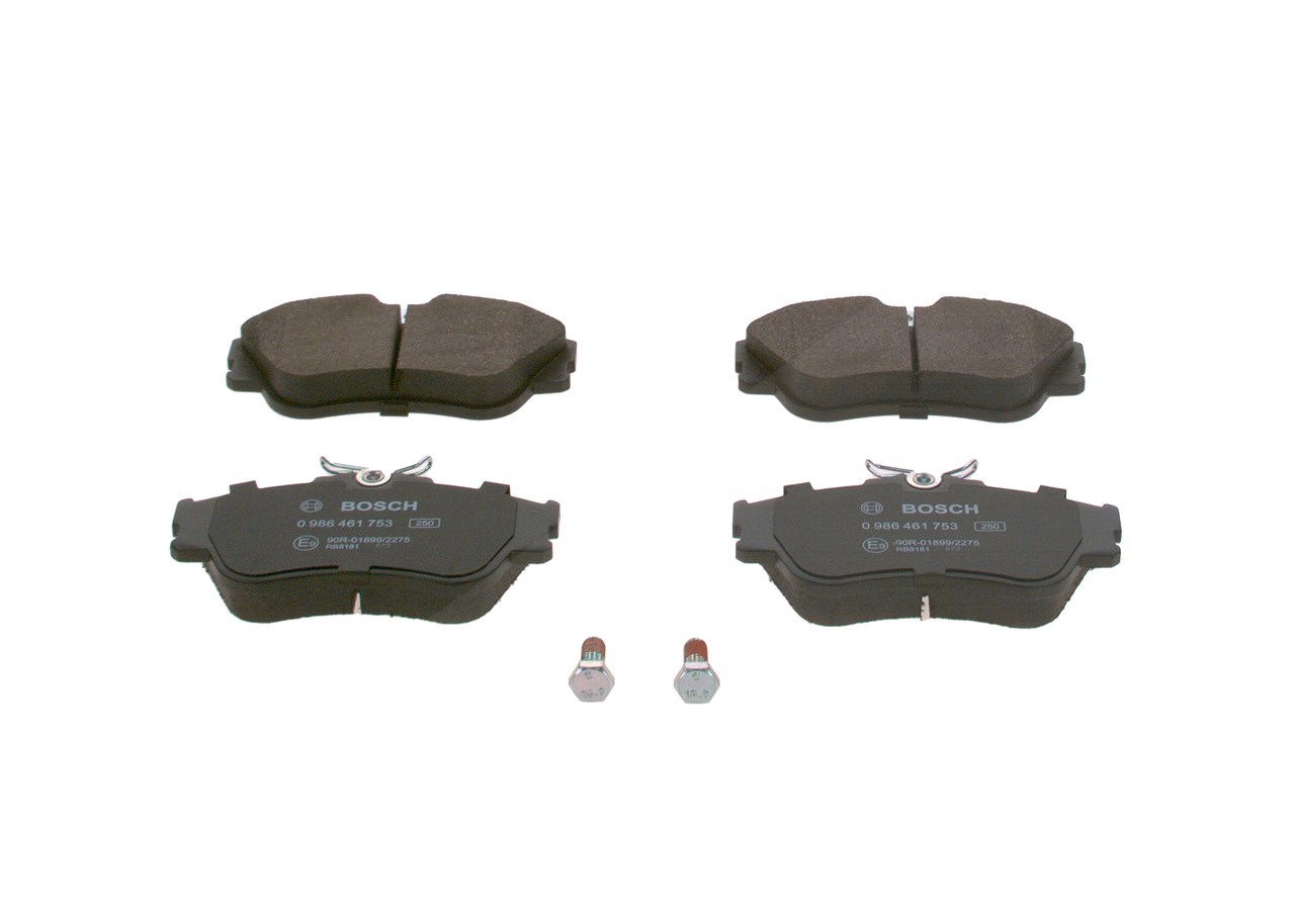 Bosch Bremsbelagsatz, Scheibenbremse [Hersteller-Nr. 0986461753] für VW