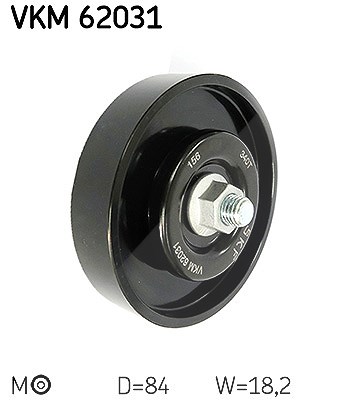Skf Spannrolle, Keilrippenriemen [Hersteller-Nr. VKM62031] für Nissan