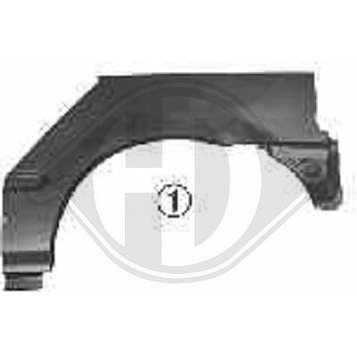 Diederichs Seitenwand [Hersteller-Nr. 9868332] für Honda