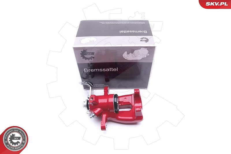 Esen Skv Bremssattel ROT hinten rechts [Hersteller-Nr. 34SKV084RED] für Mini