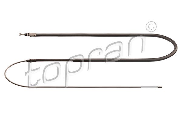 Topran Seilzug, Feststellbremse [Hersteller-Nr. 723603] für Peugeot