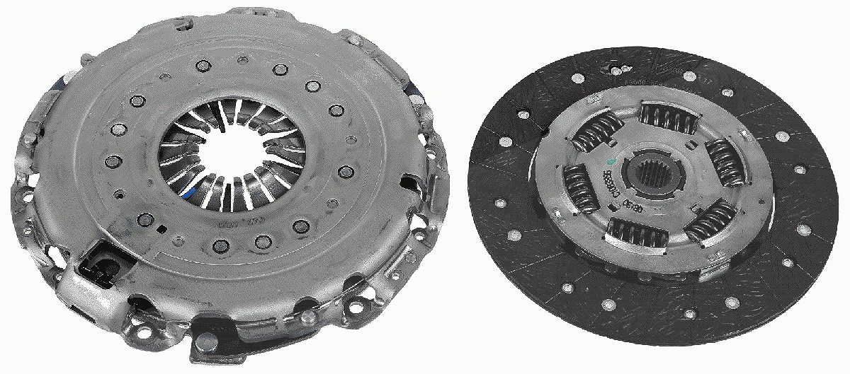 Sachs Kupplungssatz [Hersteller-Nr. 3000950673] für Jeep