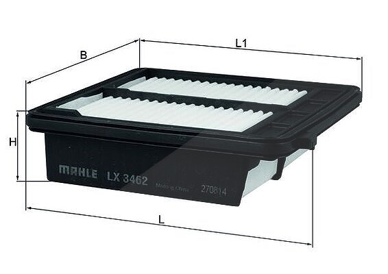 Mahle Luftfilter [Hersteller-Nr. LX3462] für Honda