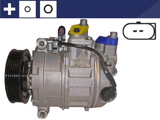Mahle Kompressor, Klimaanlage [Hersteller-Nr. ACP110000S] für VW, Porsche, Audi