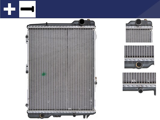 Mahle Kühler, Motorkühlung [Hersteller-Nr. CR254000S] für Audi