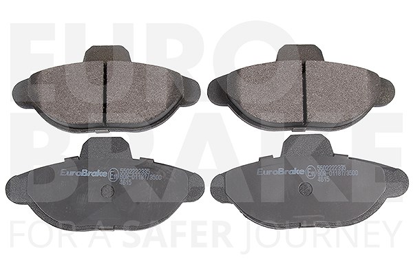 Eurobrake Bremsbeläge Vorderachse [Hersteller-Nr. 5502222335] für Fiat