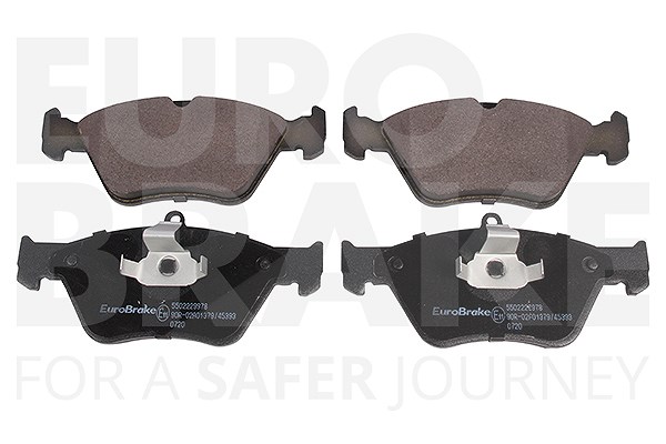 Eurobrake Bremsbeläge vorn (Satz) [Hersteller-Nr. 5502229978] für Vauxhall, Opel, Saab