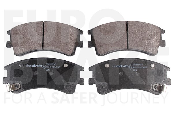 Eurobrake Bremsbelagsatz Vorderachse [Hersteller-Nr. 5502223245] für Mazda