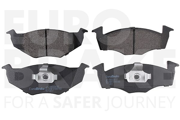 Eurobrake Bremsbelagsatz Vorderachse [Hersteller-Nr. 5502224737] für Seat, VW, Skoda