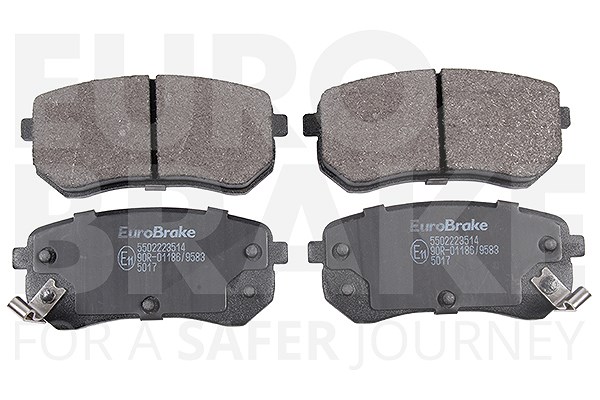 Eurobrake Bremsbelagsatz Hinterachse [Hersteller-Nr. 5502223514] für Kia, Hyundai