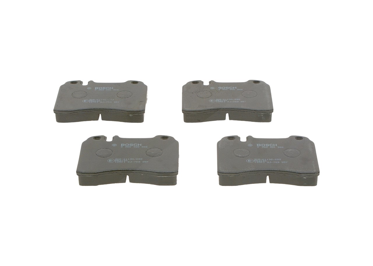 Bosch Bremsbelagsatz, Scheibenbremse [Hersteller-Nr. 0986460966] für Mercedes-Benz