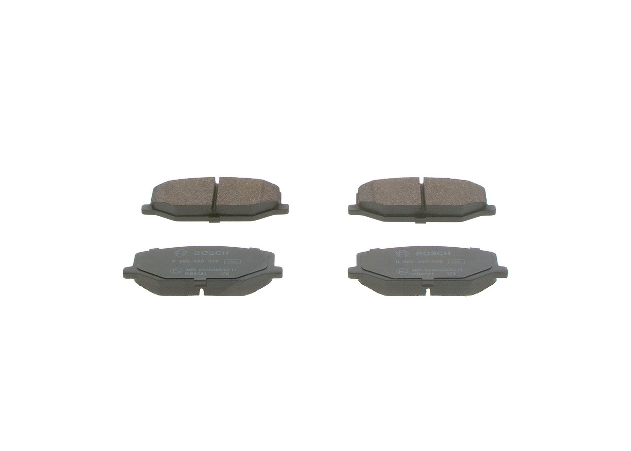 Bosch Bremsbelagsatz, Scheibenbremse [Hersteller-Nr. 0986460935] für Suzuki