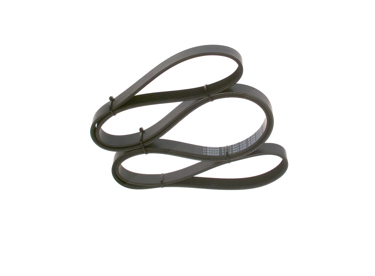 Bosch Keilrippenriemen [Hersteller-Nr. 1987947956] für Jeep, Saab, VW, Hyundai, Mercedes-Benz, Kia