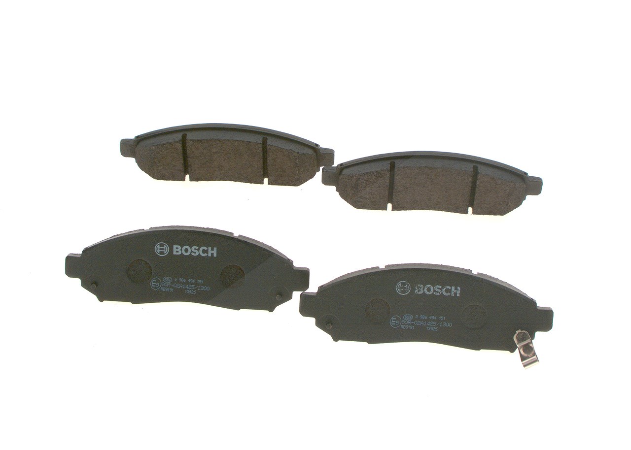 Bosch Bremsbeläge vorne (Satz) [Hersteller-Nr. 0986494151] für Nissan
