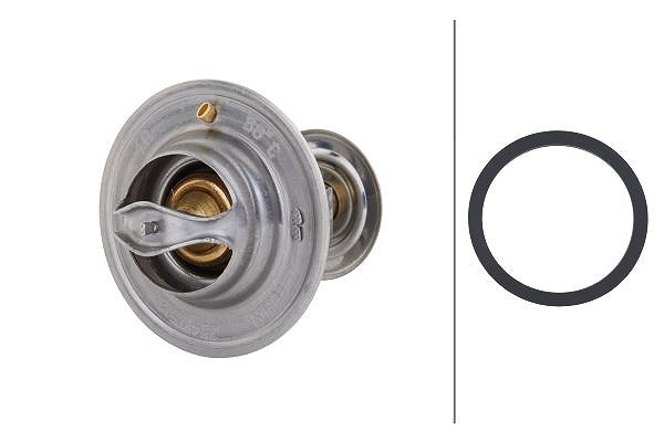 Hella Thermostat mit Dichtung 88 °C [Hersteller-Nr. 8MT354775-181] für Jaguar, Citroën, Ford, Fiat, Peugeot, Land Rover, Toyota