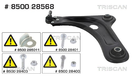 Triscan Lenker, Radaufhängung [Hersteller-Nr. 850028568] für Citroën, Ds, Peugeot
