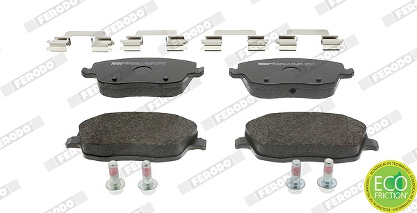Ferodo Bremsbelagsatz, Scheibenbremse [Hersteller-Nr. FDB1419] für VW, Seat, Skoda