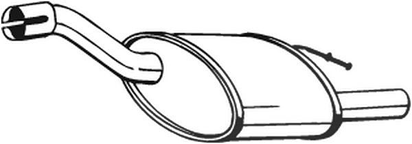 Bosal Endschalldämpfer [Hersteller-Nr. 154-357] für Ford