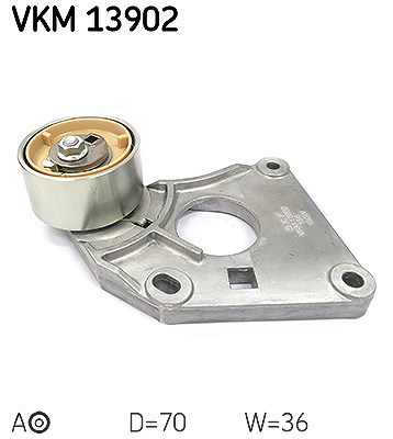 Skf Spannrolle, Zahnriemen [Hersteller-Nr. VKM13902] für Peugeot, Lancia, Citroën, Renault, Fiat