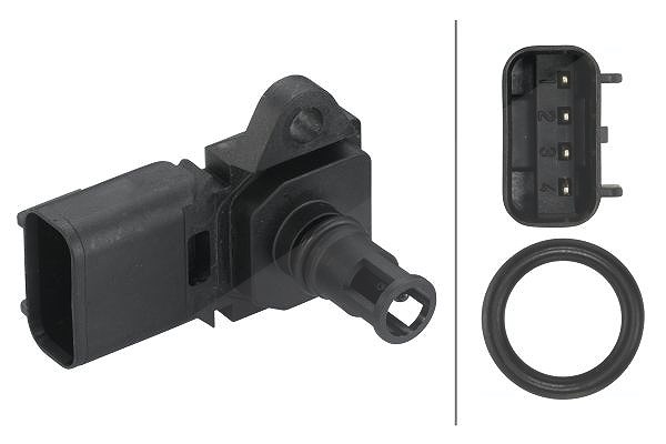 Hella Sensor, Ladedruck [Hersteller-Nr. 6PP009400-491] für Land Rover, Ford, Jaguar, Volvo