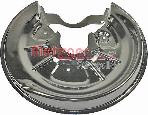 Metzger Autoteile Deckblech Bremsscheibe Hinten links [Hersteller-Nr. 6115003] für Seat, Skoda, Audi, VW