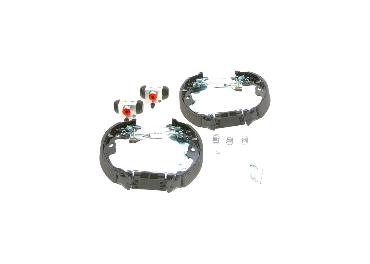 Bosch Bremsbackensatz [Hersteller-Nr. 0204114333] für Opel, Suzuki