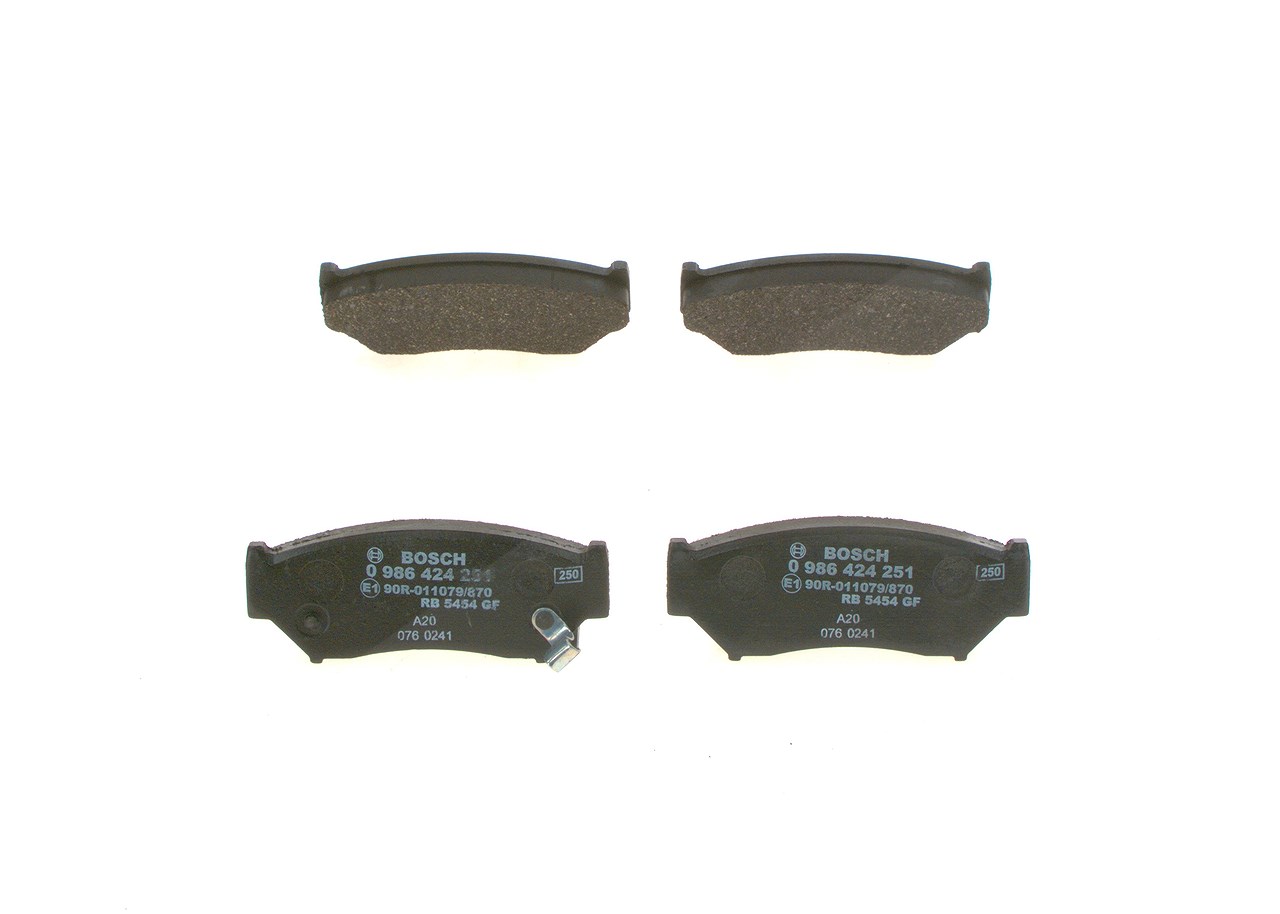 Bosch Bremsbelagsatz, Scheibenbremse [Hersteller-Nr. 0986424251] für Suzuki