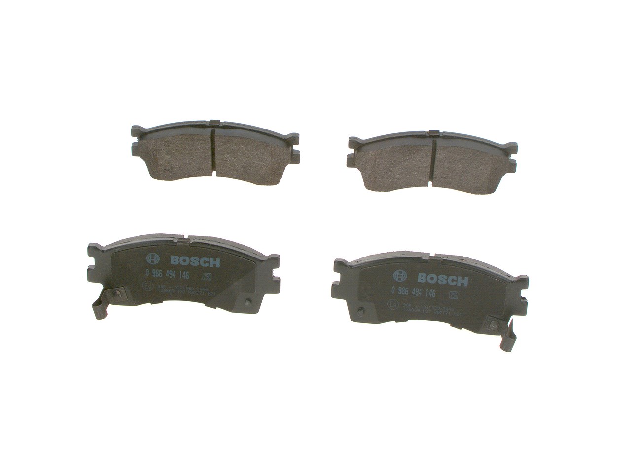Bosch Bremsbelagsatz, Scheibenbremse [Hersteller-Nr. 0986494146] für Kia