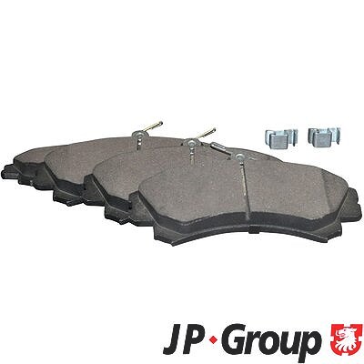 Jp Group Bremsbelagsatz, Scheibenbremse [Hersteller-Nr. 3963600510] für Smart, Mitsubishi