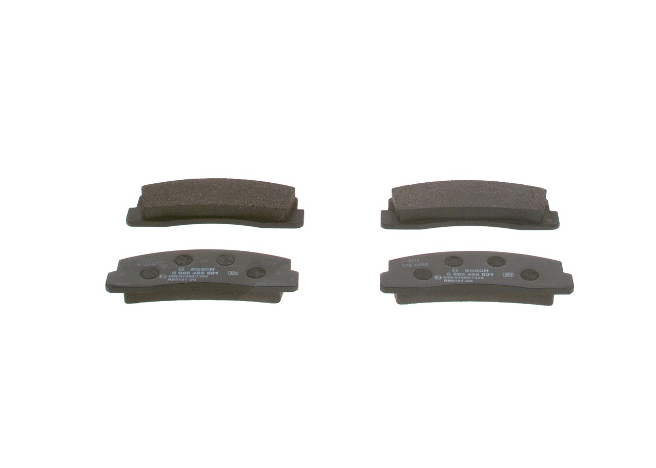 Bosch Bremsbelagsatz, Scheibenbremse [Hersteller-Nr. 0986466601] für Lada