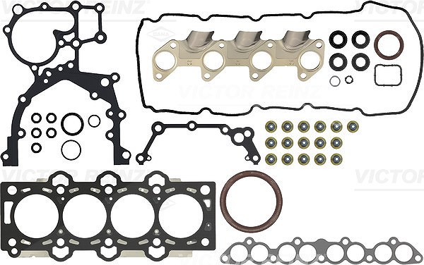 Victor Reinz Dichtungsvollsatz, Motor [Hersteller-Nr. 01-10241-01] für Hyundai, Kia