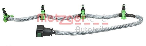 Metzger Autoteile Schlauch, Leckkraftstoff [Hersteller-Nr. 0840118] für Ford