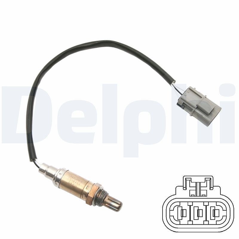 Delphi Lambdasonde [Hersteller-Nr. ES10456-12B1] für Nissan, Ford