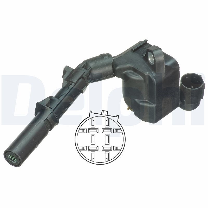 Delphi Zündspule [Hersteller-Nr. GN10691-12B1] für Mercedes-Benz
