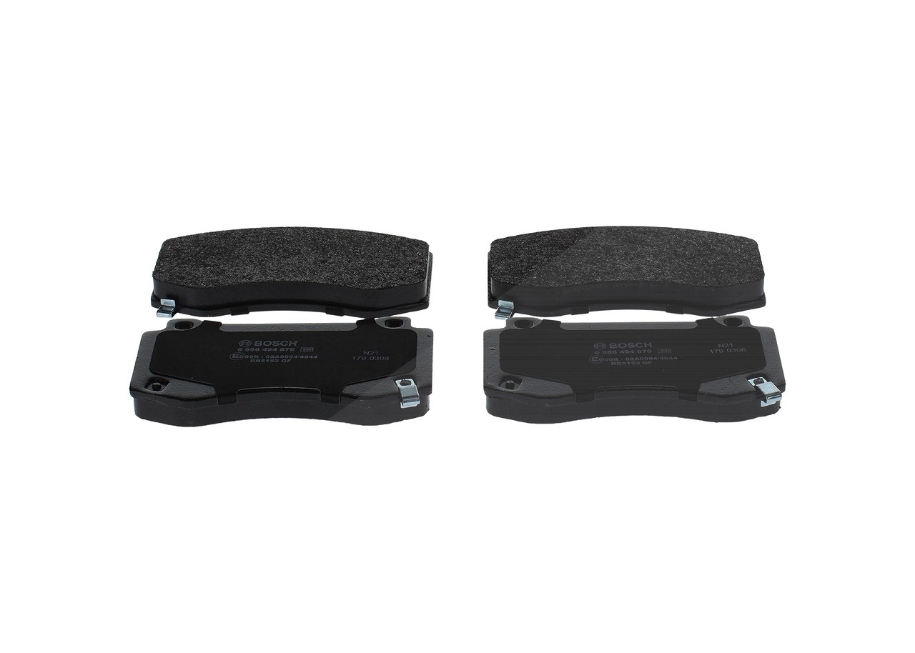 Bosch Bremsbelagsatz, Scheibenbremse [Hersteller-Nr. 0986494870] für Chrysler, Dodge, Jeep