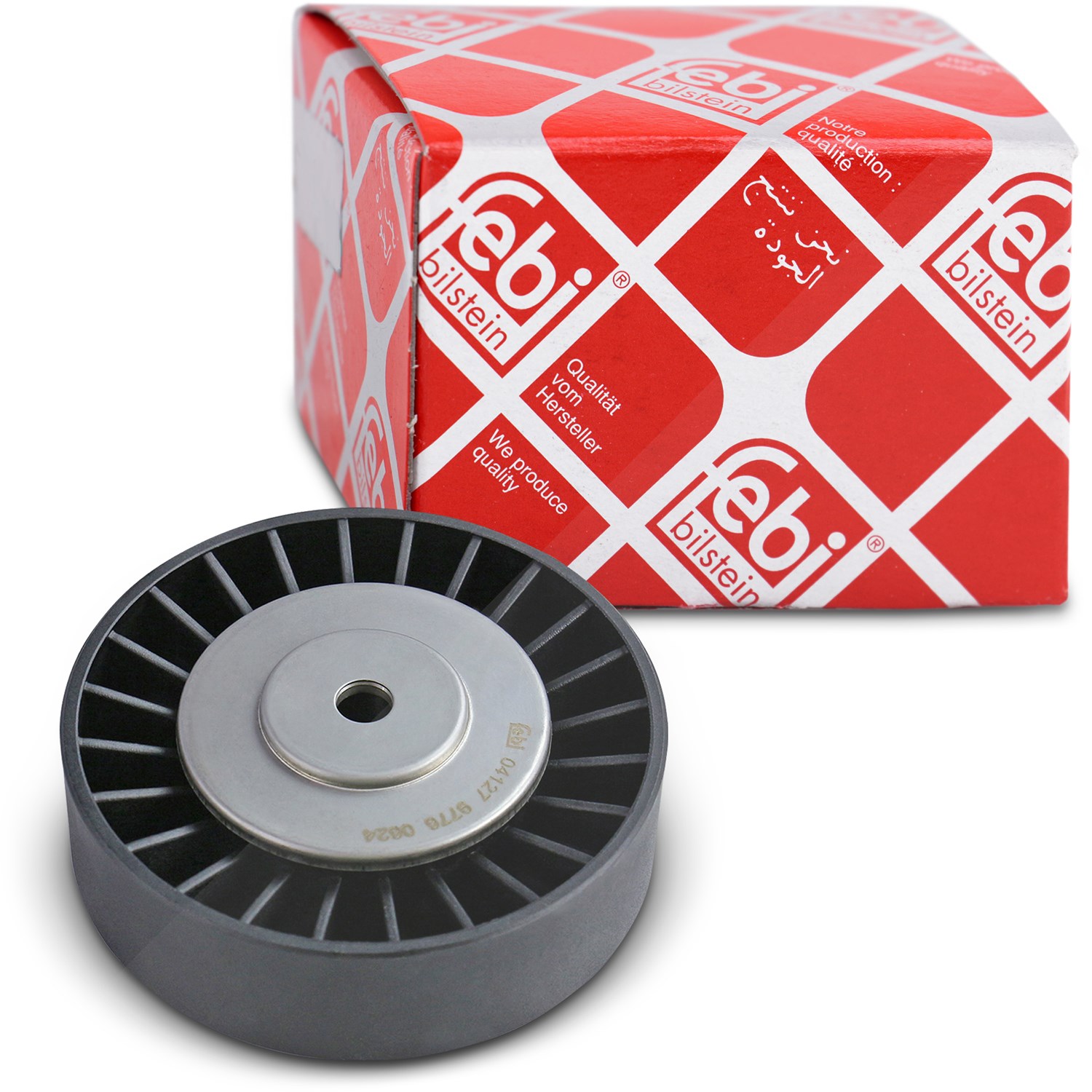 Febi Bilstein Umlenk-/Führungsrolle, Keilrippenriemen [Hersteller-Nr. 04127] für VW