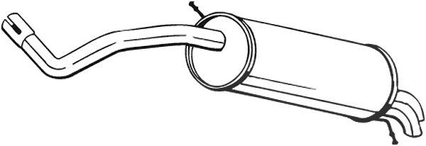 Bosal Endschalldämpfer [Hersteller-Nr. 279-537] für Skoda, VW, Seat