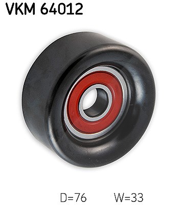 Skf Umlenk-/Führungsrolle, Keilrippenriemen [Hersteller-Nr. VKM64012] für Dodge, Hyundai, Kia