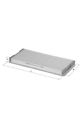 Mahle Filter, Innenraumluft [Hersteller-Nr. LA83] für Mercedes-Benz, VW