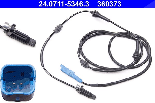 Ate Sensor, Raddrehzahl [Hersteller-Nr. 24.0711-5346.3] für Peugeot