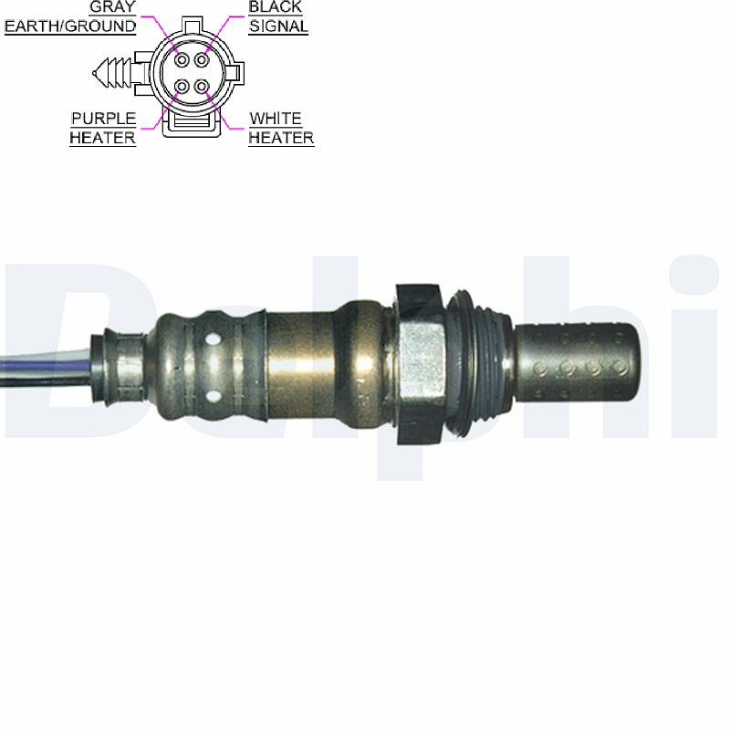Delphi Lambdasonde [Hersteller-Nr. ES20044-12B1] für Chrysler, Jeep, Dodge