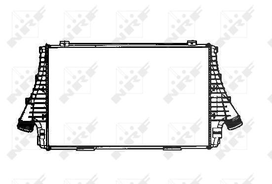 Nrf Ladeluftkühler [Hersteller-Nr. 30867] für Vauxhall, Opel