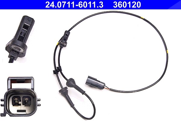 Ate Sensor, Raddrehzahl [Hersteller-Nr. 24.0711-6011.3] für Volvo
